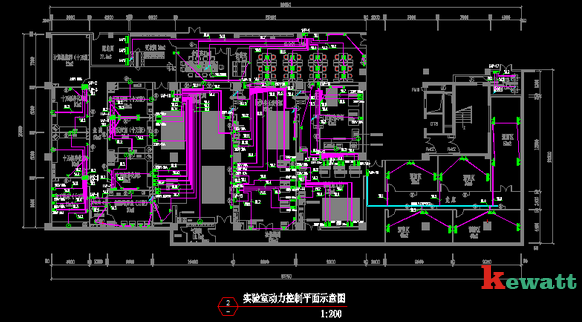 實(shí)驗室各區域電路控制圖